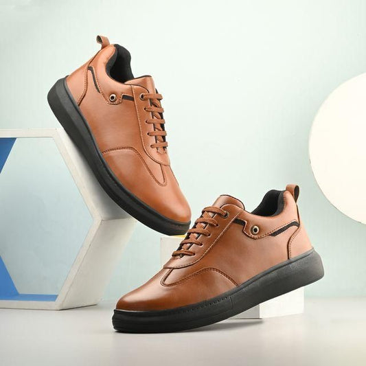 Men's Faux Leather Casual Shoes